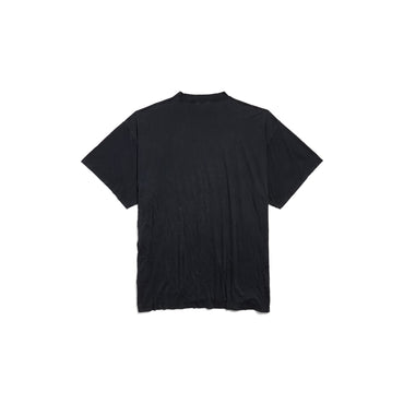 Oversized T-Shirt - Faded Washed Black