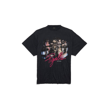Oversized T-Shirt - Faded Washed Black
