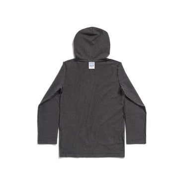 Inside Out Long Sleeve Hooded T-Shirt - Dark Heather Grey