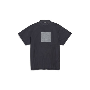 Inside Out T-Shirt - Faded Black/White
