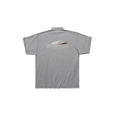 Inside Out T-Shirt - Heather Grey/White