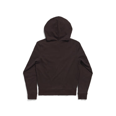 Slim Fit Zip-Up Hoodie - Washed Black