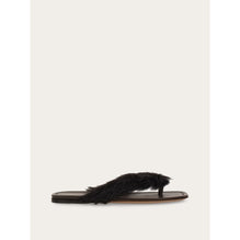 Thong Sandal With Fur Detail - Ladies - Testa Di Moro