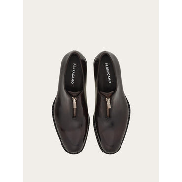 Derby Shoe With Zip Detail - Men - Testa Di Moro