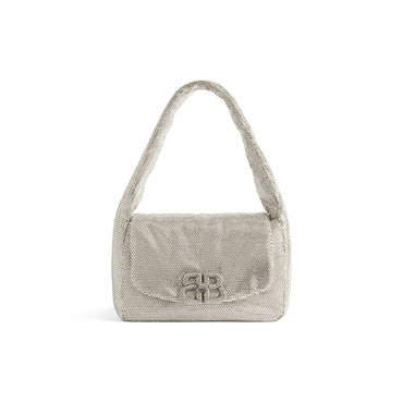 Monaco Sling Bag S - Smoke Grey + Strass