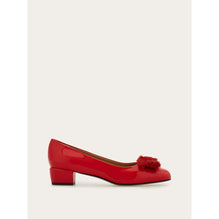 Vara Block Heel Pump - Ladies - Flame Red