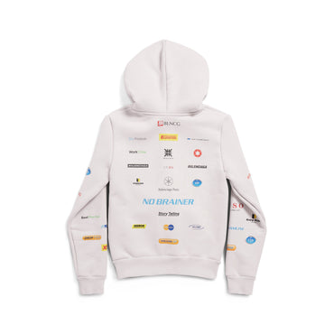 Small Zip-Up Hoodie - Off White