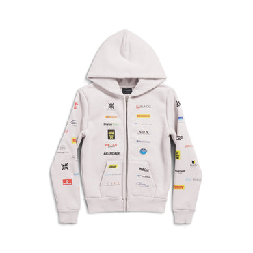 Small Zip-Up Hoodie - Off White