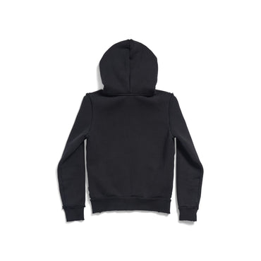 Small Zip-Up Hoodie - Faded Black