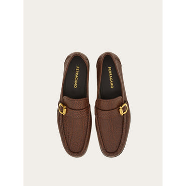 Gancini Loafer - Men - Natural Nude/Testa Di Moro