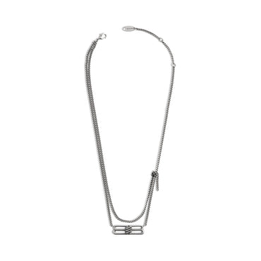Bb Icon Tangled Necklace - Antique Silver