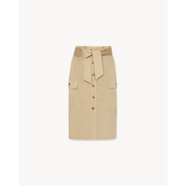 SAHARIENNE BOW SKIRT POWEL / P - ROYAL BEIGE