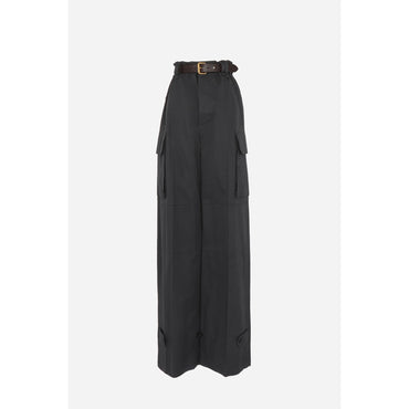 Pantalon Twill De Cotonintu - Gris Fonce