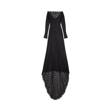 Off Shoulder Gown - Black