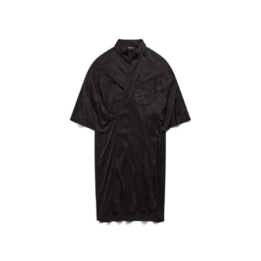 S/S Wrap Dress - Black