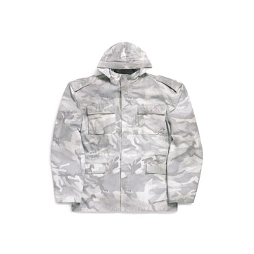Biker Army Jacket - Light Grey