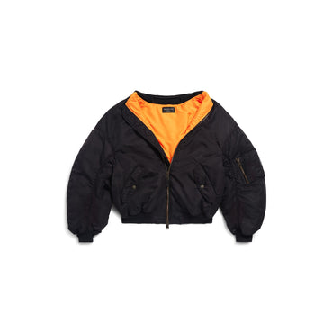 Off Shoulder Bomber - Black