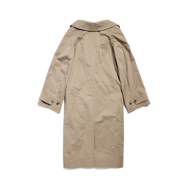 Off Shoulder Carcoat - Sand Beige