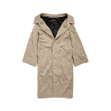 Off Shoulder Carcoat - Sand Beige
