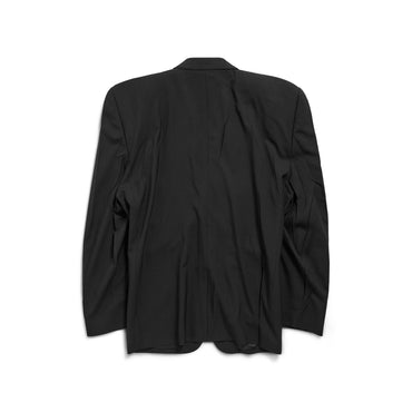 Cut Away Boxy Jacket - Black