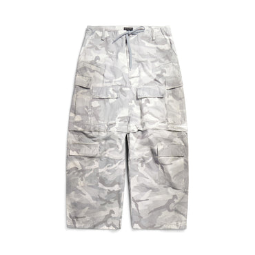 Large Cargo Pants - Light Grey