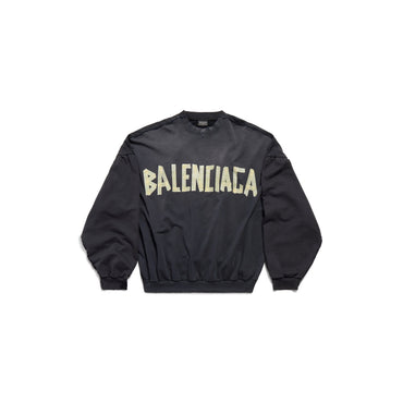 Double Front Crewneck - Wash Black/Fade Blck