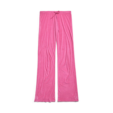 Low Waist Tracksuit Pants - Dark Pink