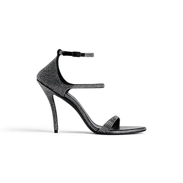 Honey Sand H110 Strass Suede - Black/Grey