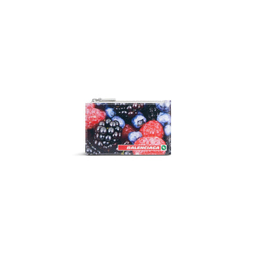 Antwerp Long Coin Card Holder - Blueberry/Bread