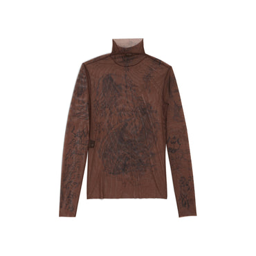 Tatoo L/S Top - Dark Brown