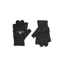Open Finger Gloves - Black/Reflective