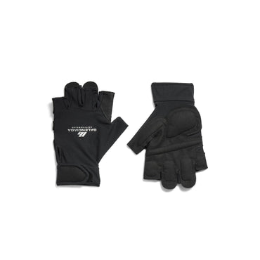 Open Finger Gloves - Black/Reflective