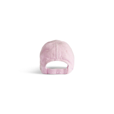 Hat Double Logo Cap - Light Pink/White
