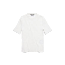 S/S Cropped Sweater - White