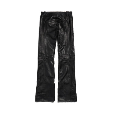 Low Waist Biker Pants - Black