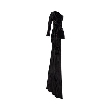 Asymmetric Dress - Black