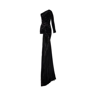 Asymmetric Dress - Black