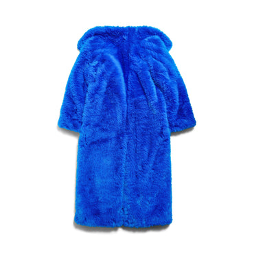 Off Shoulder Coat - Royal Blue