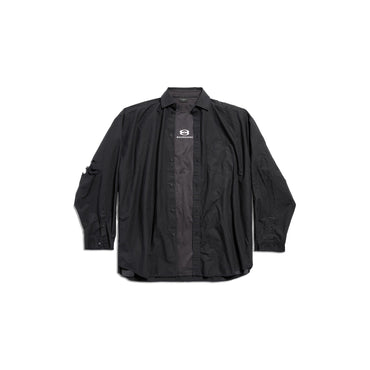 L/S Layered Shirt - Black