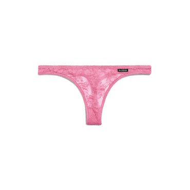 Uw Lace Thong - Dark Pink