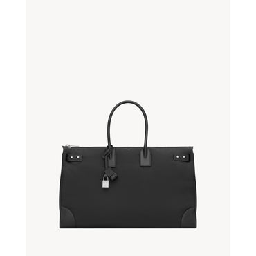 YSL BV SDJ DUFFLE E_NYLON SIER - NERO/SILVER