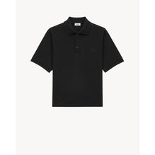 Polo Pique Coton Polyester - Noir