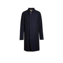 Mid-length Lightweight Camden Car Coat - Blue Carbon