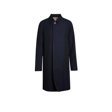 Mid-length Lightweight Camden Car Coat - Blue Carbon
