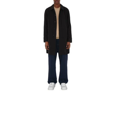 Mid-length Lightweight Camden Car Coat - Blue Carbon