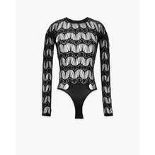 BODY MANCHES LONGUES JERSEY SE - NERO/NERO