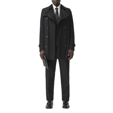 The Short Wimbledon Trench Coat - Black