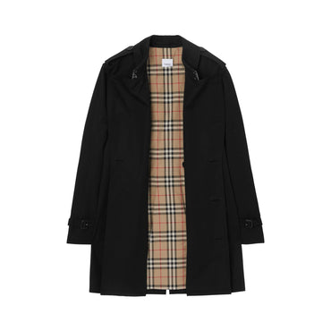The Short Wimbledon Trench Coat - Black
