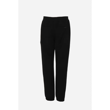 JOGGING JAMBES SLIM FIT MOLLET - NERO/NERO
