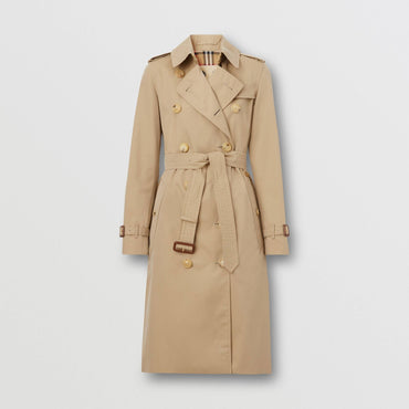 The Long Kensington Heritage Trench Coat - Honey
